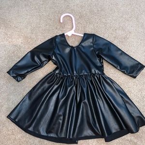 Vegan Leather Dress 6-12 months